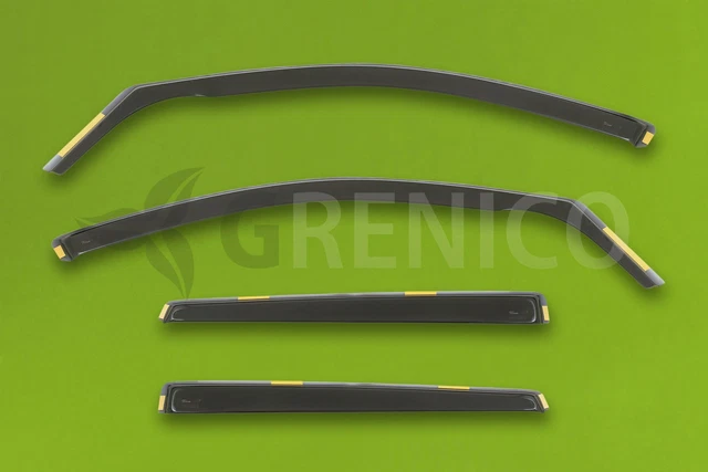 VW POLO 9N/9N3 5-portes 2002-2009 Deflecteurs de vent 4-pièces HEKO Bulles