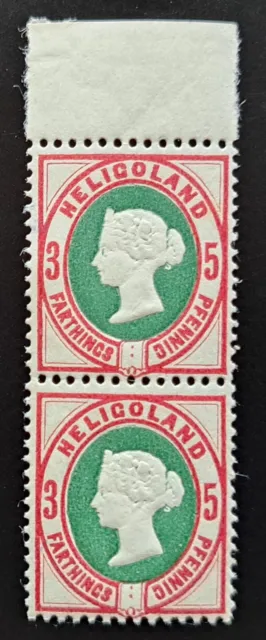 Helgoland 1875, Paar Mi 13 MNH(postfrisch)