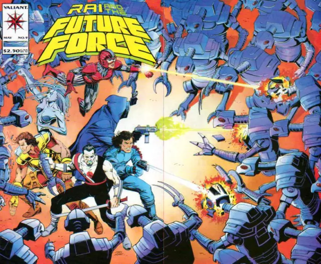 Valiant Rai And The Future Force #9 Comic Eternal Warrior Magnus Robot Fighter