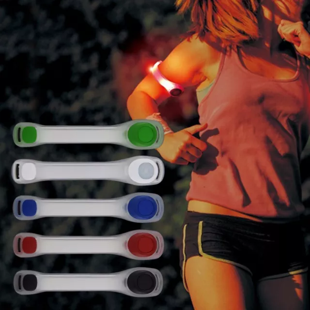 Flashing Safety LED Light Belt Strap Arm Band Armband For Night Running Sports P