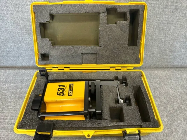 LCI Lasers 531 Auto Level Rotary Laser Kit W/ Case AS IS - NOT TESTED
