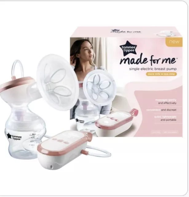 Tommee Tippee Made for Me Single Electric Breast Pump - White