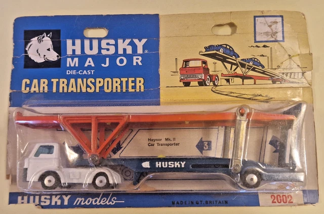 HUSKY MODELS MAJOR No. 2002 Car Transporter LKW Modellauto auf Karte ...