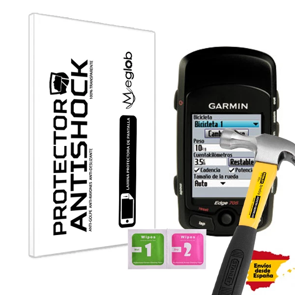 Screen Protector Antishock for GPS Garmin Edge® 705