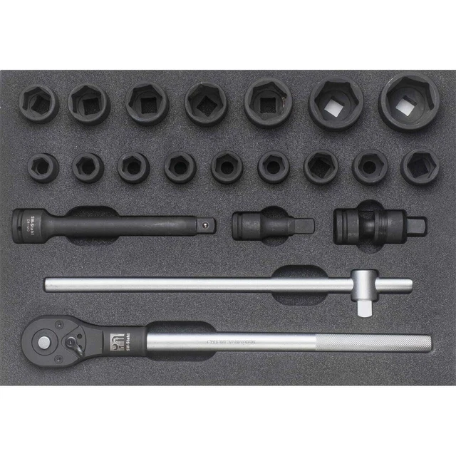 SW-STAHL Werkstattwagensortiment, Chiave a Bussola 3/4 “, Con Cesoie, 21-teilig