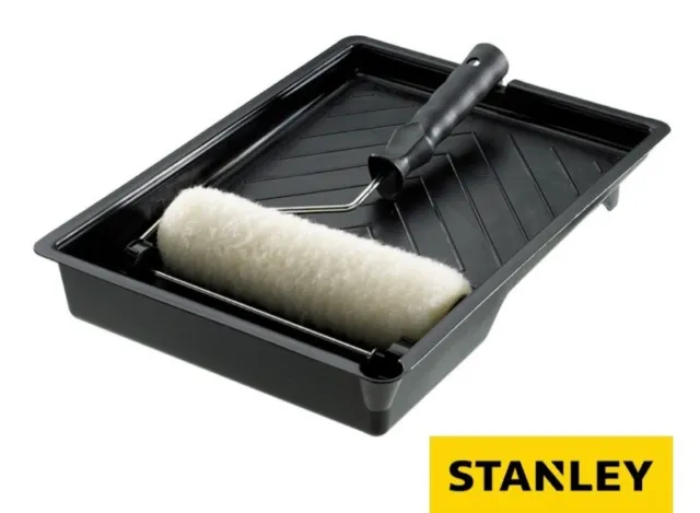 Stanley Farbwalze und Tablett Set 230 mm 9" Ärmel Zum Selbermachen Zuhause Malen Dekorieren