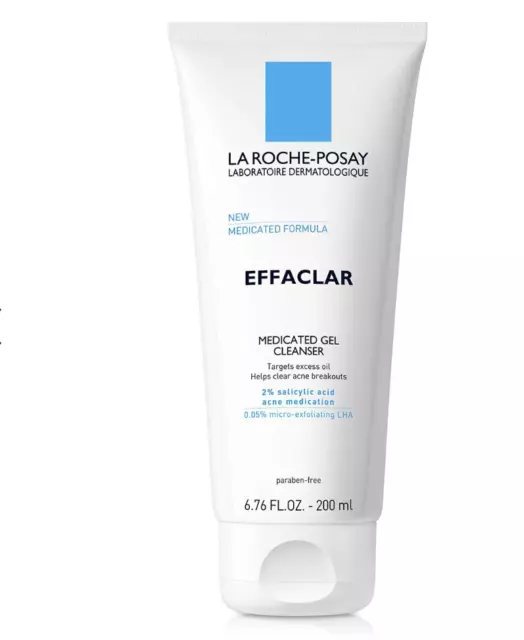 LA ROCHE-POSAY EFFACLAR Medicated Gel Cleanser Acne Treatment 6.76 oz