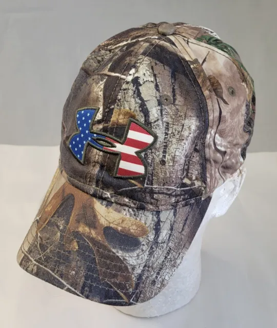 UNDER ARMOUR CAMO USA Cap Adjustable Hat Hunting Snapback Cap Stars ...