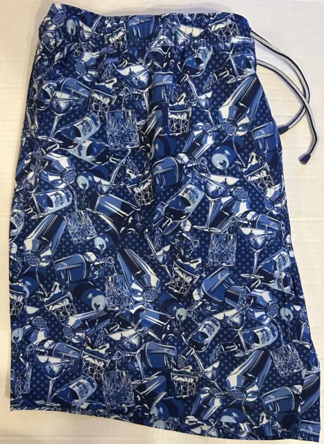 Peter Millar Swim Trunks Shorts Seaside New Cocktails Drinks XXL Koozie FastShip