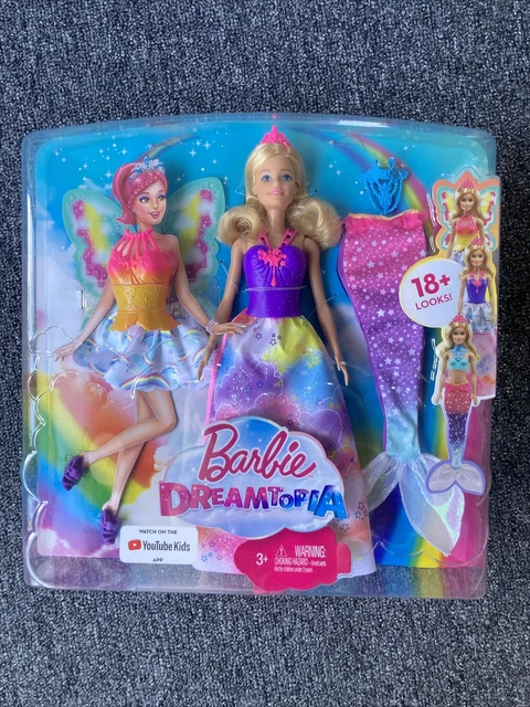 Barbie dreamtopia rainbow cove fairy 2025 doll