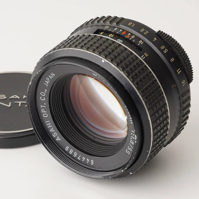 Objectif Asahi Pentax Super-Takumar 55mm F/1.8 (M42) – Monture Argentique – Occasion