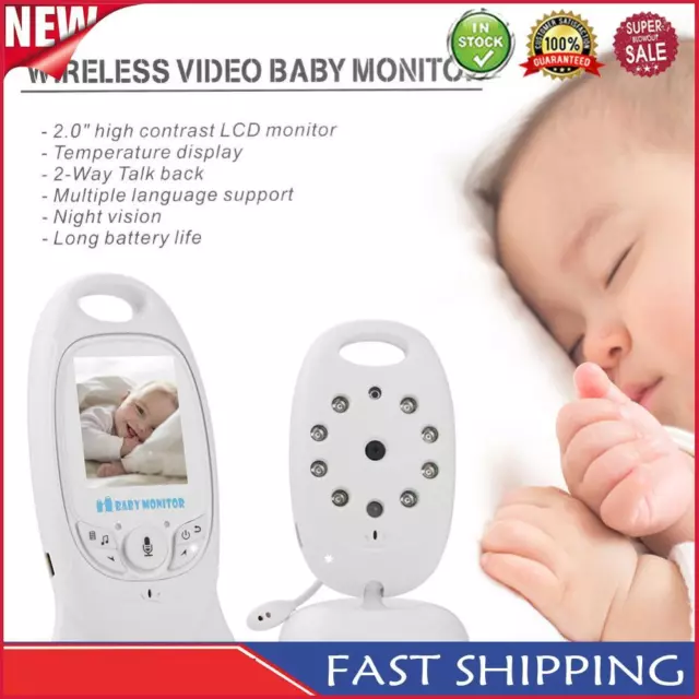 VB601 Wireless Audio Video Baby Monitor Camera Home Music Intercom Walkie Talkie