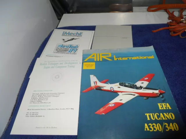 Air Enthusiast International Magazine Reprinted From 1988.,Efa Tucano.