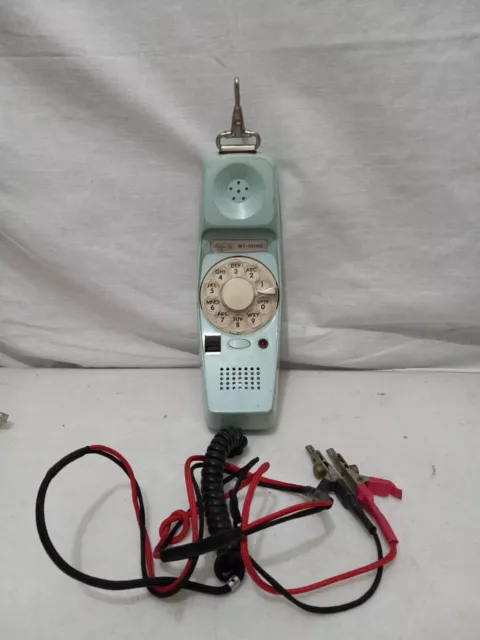 Vintage Metro Tel MT-911G Rotary phone Linemans Telephone