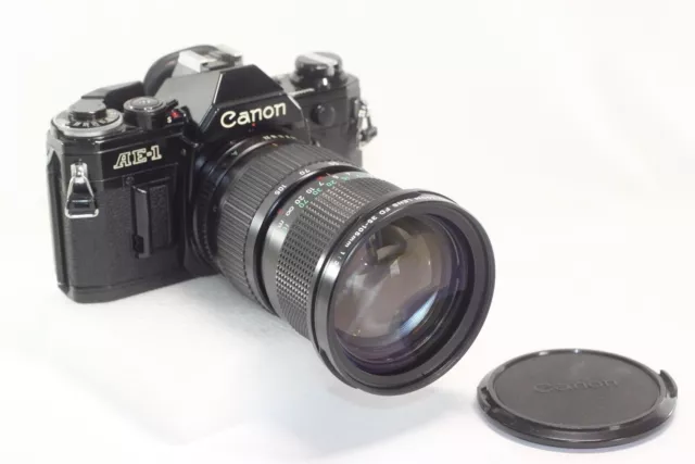 [TAL CUAL] Cámara de película Canon AE-1 SLR + nueva lente macro con zoom...