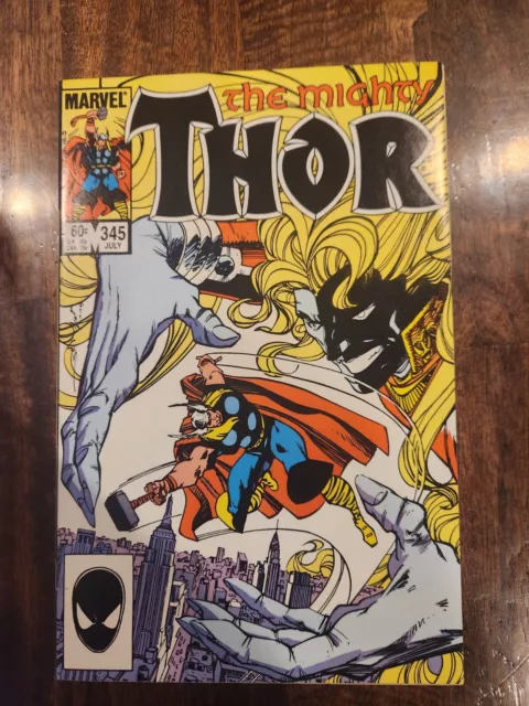 Thor #345 - Walter Simonson Cover Art, Interior Art and Story. (9.2) 1984