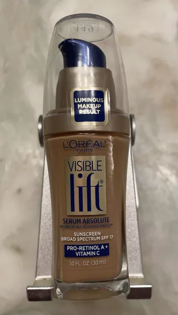 L'Oreal Paris Visible Lift Serum Absolut Foundation SPF17 143 Soft Ivory EXP9/23