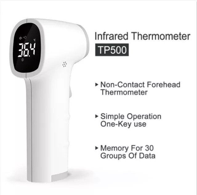 Family LED Infrared thermometer Digital Body Forehead Temperature Gun Hospital