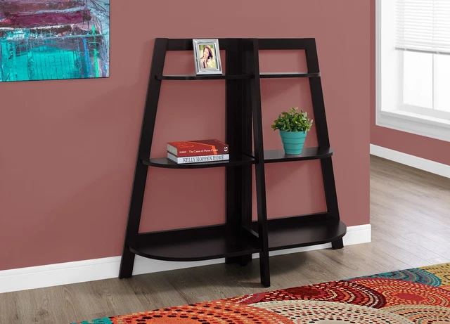Bookshelf, Bookcase, Etagere, 3 Tier, 48"H, Office, Bedroom, Laminate, Brown, Co