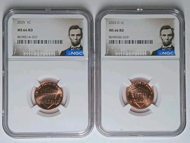 2025 P LINCOLN Shield Cent 1C NGC MS69 RD Lincoln Label THE LAST