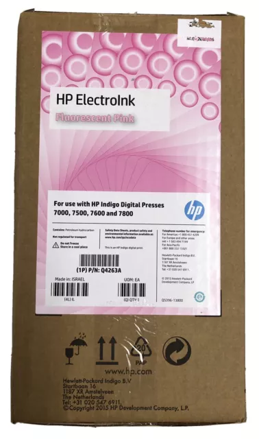 HP Indigo Ink Custom ElectroInk Fluorescent Pink für 7000/7500/7600/7800 Serie 3