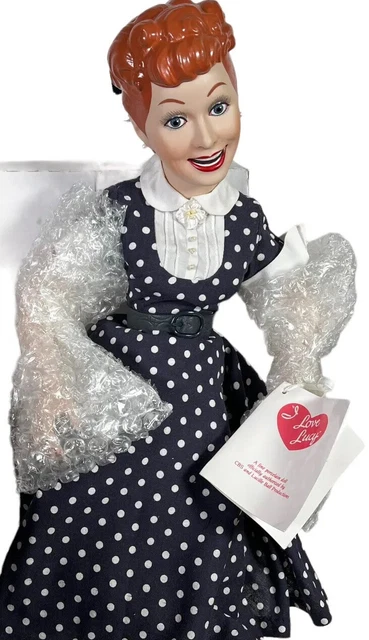 NOS LUCILLE BALL I Love Lucy Porcelain Doll NEW in box