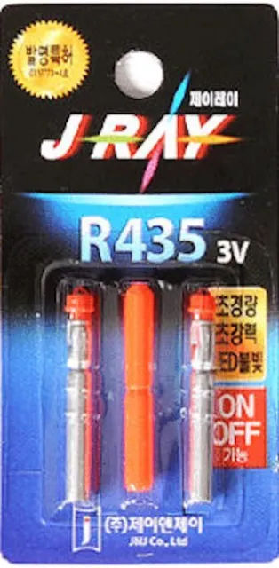 J-RAY - STARLIGHT A LED pesca R435 - Ø4,0mm - ROSSO - blister 2pz 2