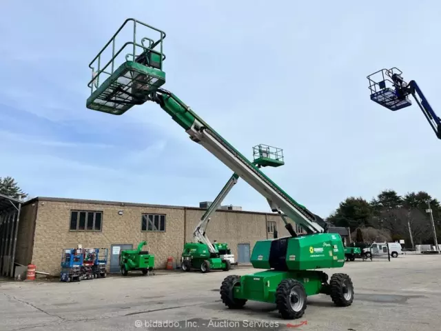 2015 JLG 600S 60' 4WD Diesel Telescopic Boom Lift Man Aerial Platform bidadoo