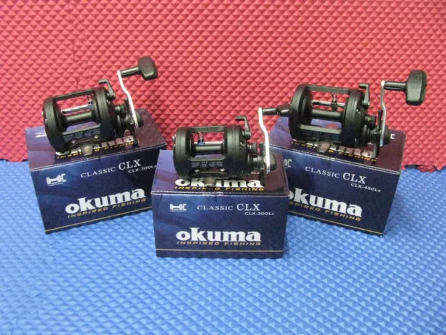 Okuma Classic CLX Levelwind Star Drag Trolling Reels CHOOSE MODEL!!