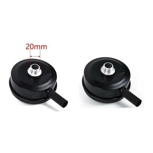2x / Juego 20mm Compresor de Aire Parte Entrada Filtro Ruidos Olla de Escape