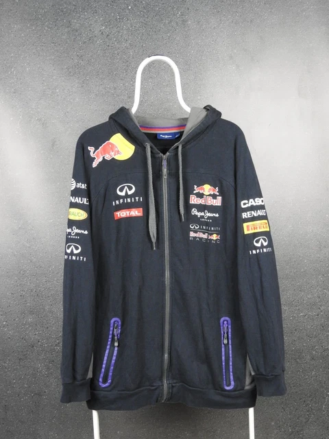 Felpa con cappuccio Pepe Jeans Infiniti Racing Red Bull Cerniera Formula 1 Giacca XXL