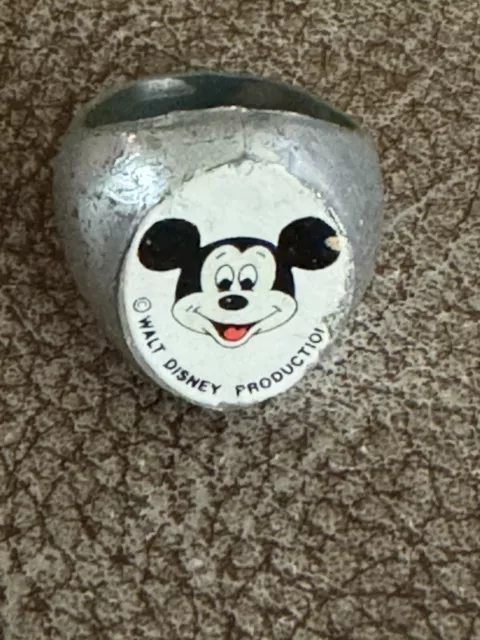 Vintage Mickey Mouse Ring Walt Disney Gum Ball Machine Prize Ring B307