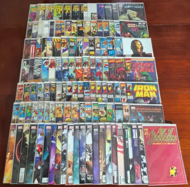 Huge Lot of 120 Iron Man Comic Books Vintage Marvel Invincible Superior Ultimate