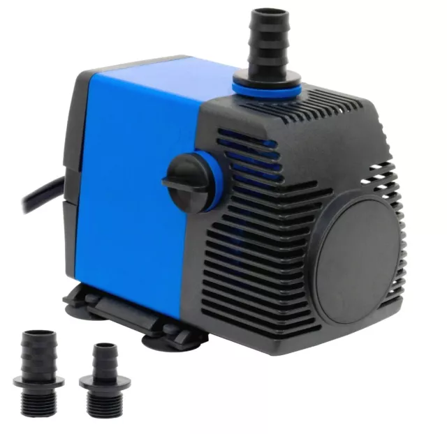 800 GPH Submersible Fish Tank Aquarium Powerhead Water Pump Fountain Hydroponics