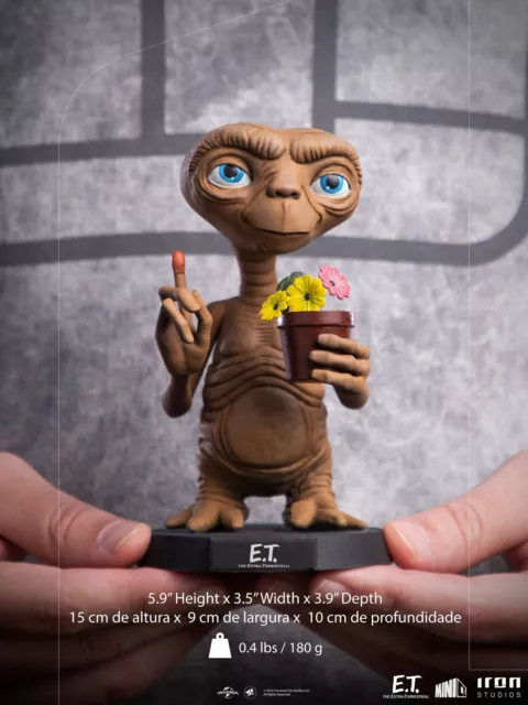 E.T 40th Anniversary the Extra-Terrestrial MiniCo Statue Iron Studios Sideshow