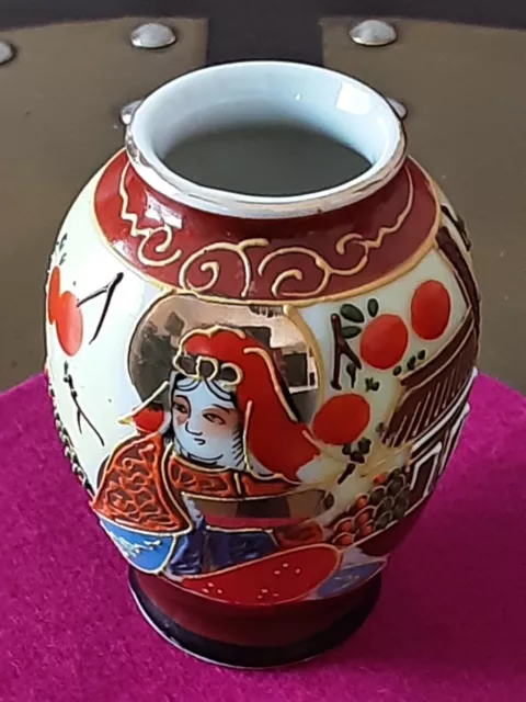 Antike Vase Porzellan NIPPON TOKUSEI Japan Handarbeit ca. 1950