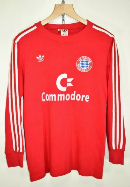 Bayern Munich Home Shirt 1984-86 Adidas Football Soccer Jersey West Germany M