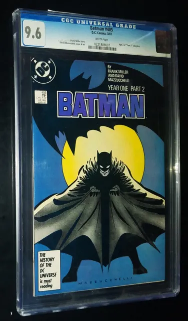 BATMAN CGC #405 1987 DC Comics CGC 9.6 NM+ White Pages 0626