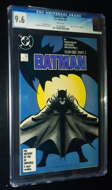 CGC BATMAN #405 1987 DC Comics CGC 9.6 NM+ White Pages