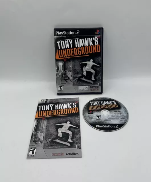 Tony Hawk's Underground PlayStation 2 PS2 Complete In Box CIB Tested Working