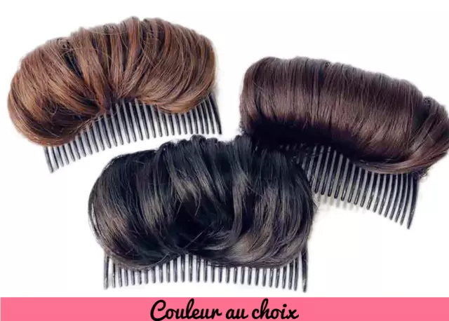 Fausse frange rétro pin-up ou volumateur de coiffure faux cheveux pratique