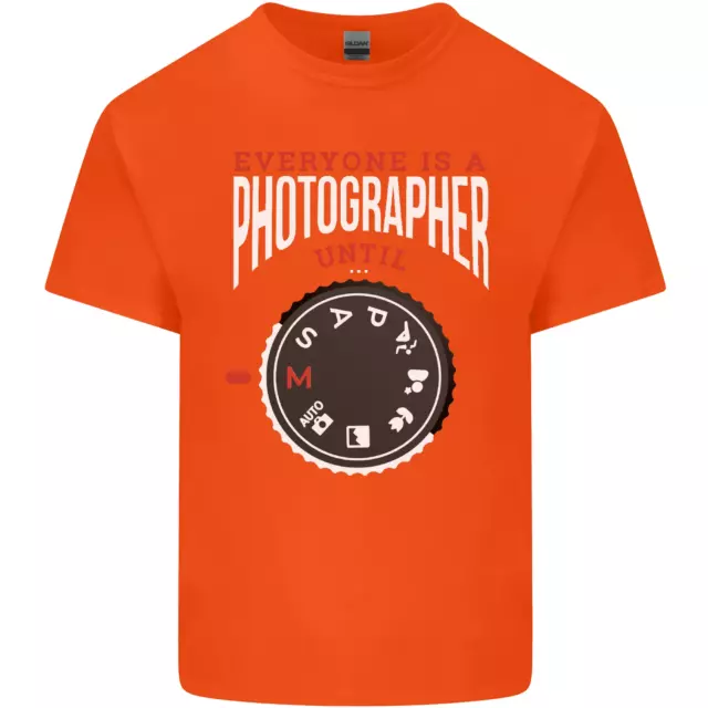 T-shirt bambini bambini everyone's a Photographer fino alla fotografia 8