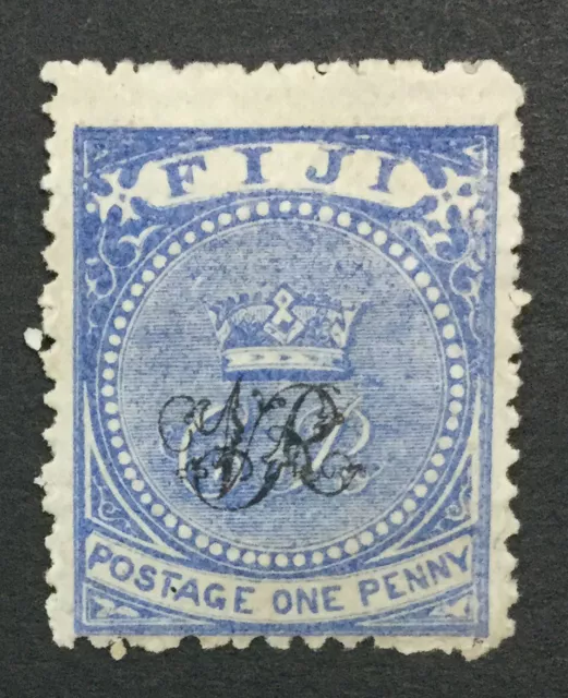 Momen: Fiji Sg #28 1876-7 Mint Og H Lot #193511-1942