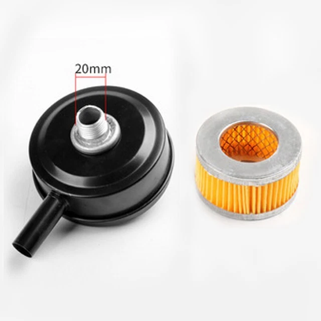 Silencieux Et Filtre à Air Pour Compresseur à Piston - 25 Mm 80 Ou 32 Mm 90 - 4
