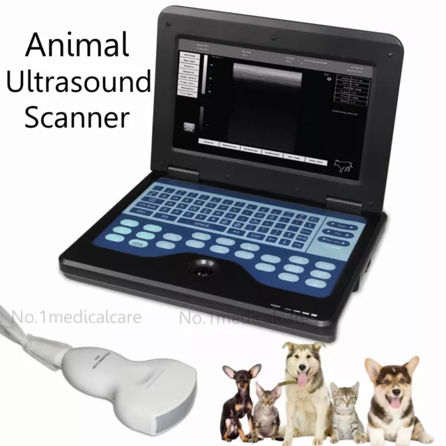 Animal VET Ultrasound Scanner Digital Laptop Machine 3.5 Convex Probe Veterinary