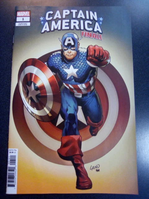 Captain America Finale #1 Greg Land Variant Marvel Comic Book NM First Print