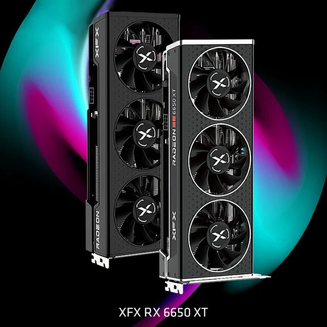 Scheda video XFX RX6650 8 GB 128 bit GDDR6 computer desktop accessori PC 2