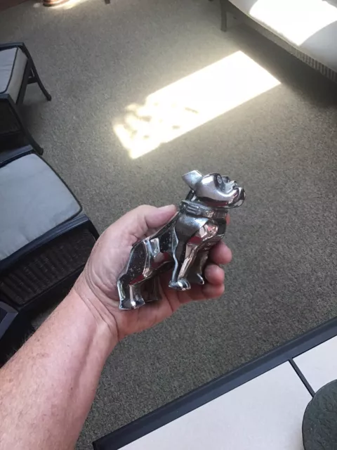 Vintage Mack Hood Ornament Large Size Car / Truck…..Nice!!