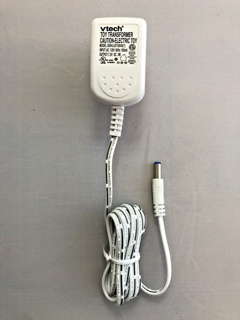 New Vtech Toy AC Wall Power Adapter White S004LU0750040(1) Output 7.5v 3w