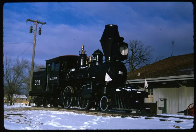 Original Rail Slide - IC Illinois Central 201 no location 7-1966